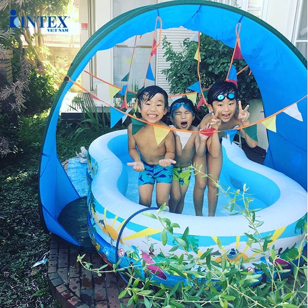 Bể bơi phao cho bé hình bãi biển INTEX 56490