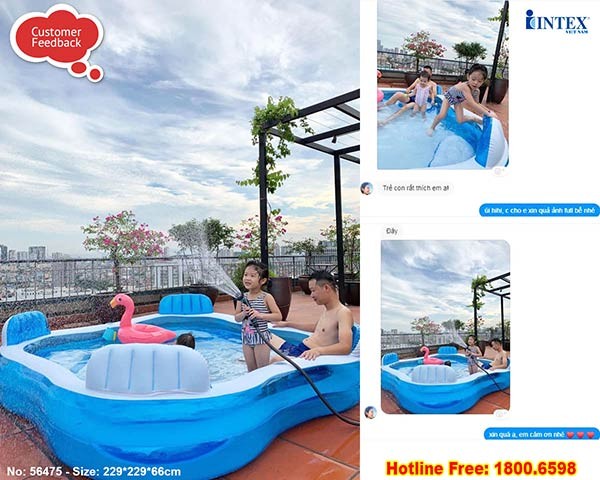 Bể bơi phao Salon INTEX 56475