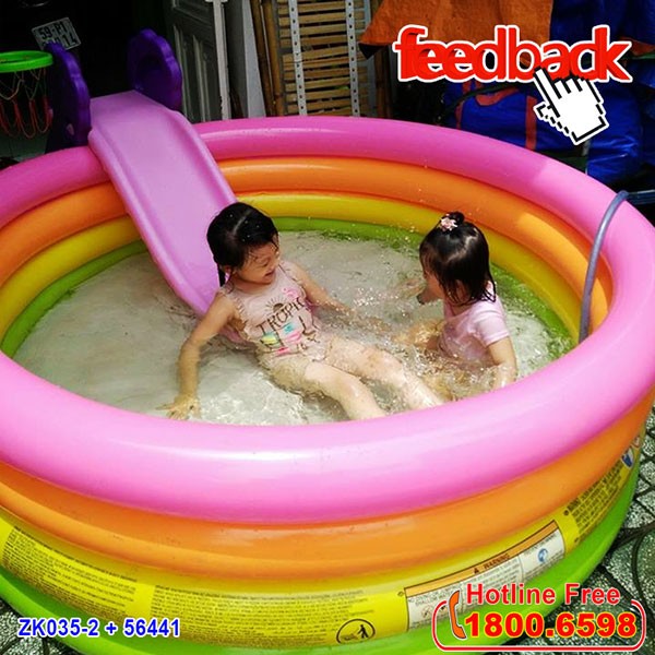 be boi tre em cau vong intex 56441