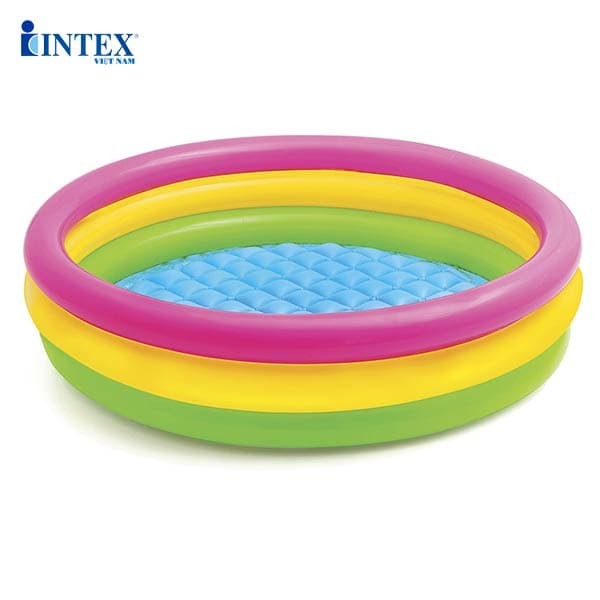 Hồ bơi phao cầu vồng 3 tầng cho bé INTEX 57422