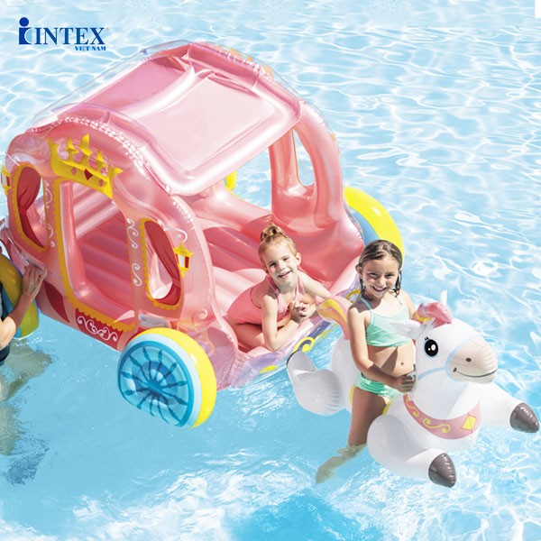 Phao bơi xe ngựa công chúa INTEX 56514