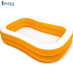 Bể bơi phao hình chữ nhật 2m29 màu cam INTEX 57181