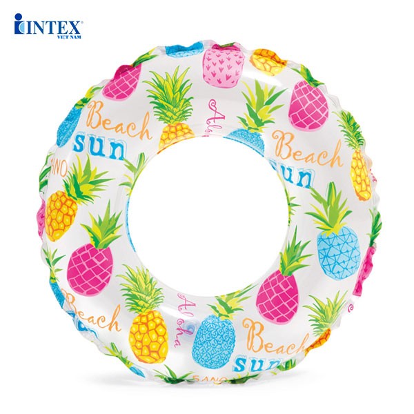 Phao bơi hoa trong suốt 51cm INTEX 59230