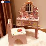 Đồ chơi bàn trang điểm gỗ cao cấp cho bé JYNC006