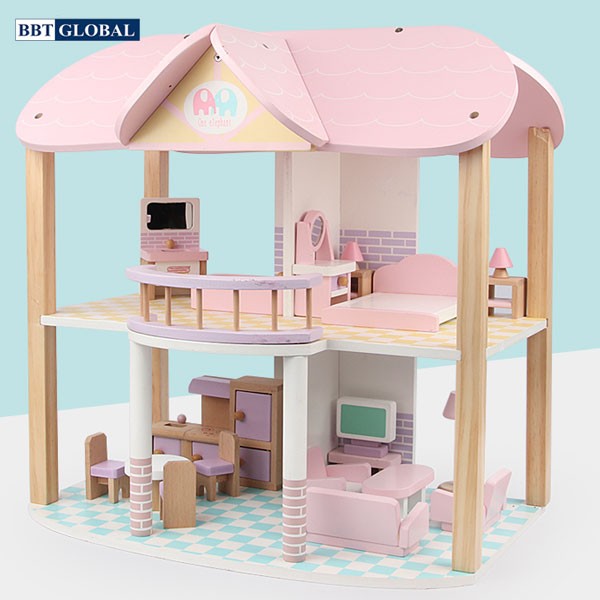 Ngôi nhà búp bê cho bé bằng gỗ MSN19029