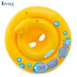 Phao bơi chống lật cho bé, 2 vòng bơm hơi có tựa lưng INTEX 59574