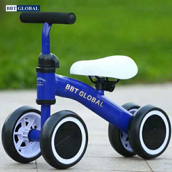 Xe chòi chân 4 bánh khung kim loại cho bé Q2+