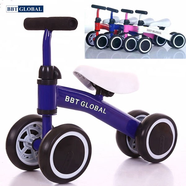 Xe chòi chân 4 bánh khung kim loại cho bé Q2+