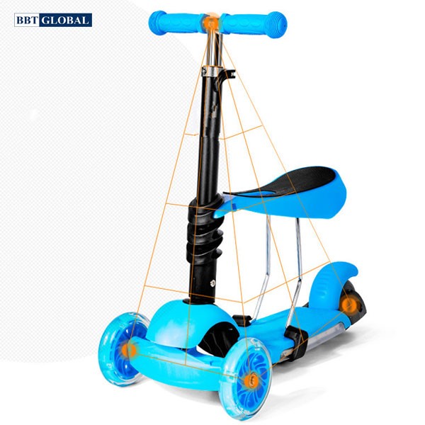 Xe trượt Scooter cho bé BBT Global 3 trong 1 SK1305