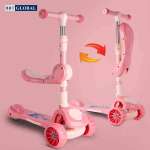 Xe trượt Scooter BBT Global 2 trong 1 có đèn và nhạc SK1306N