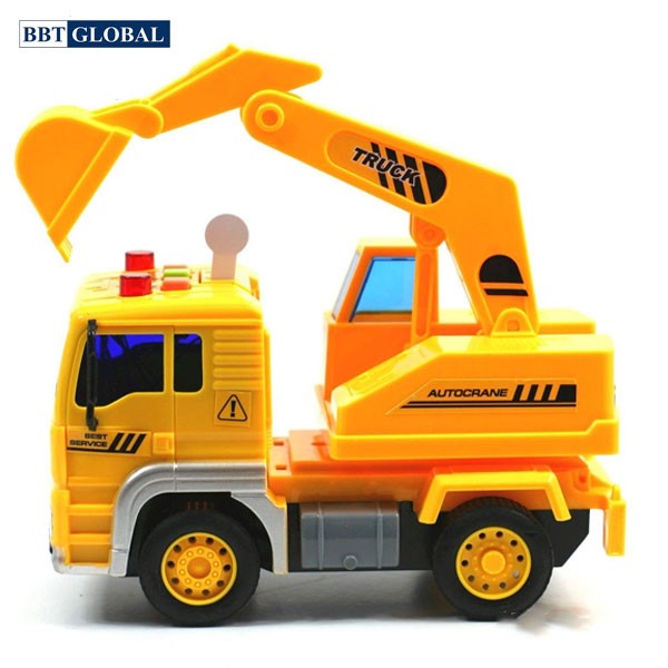 Mô hình đồ chơi xe cần cẩu có đèn và nhạc mẫu mới WY510C