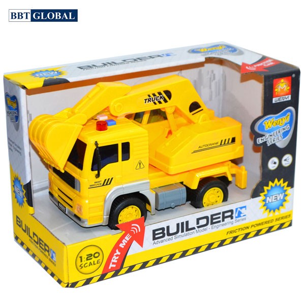 Mô hình đồ chơi xe cần cẩu có đèn và nhạc mẫu mới WY510C