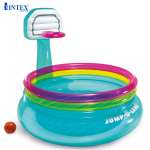 Nhà hơi, nhà banh nhún kèm ném bóng rổ INTEX 48265