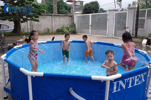 be boi khung kim loai mini hinh tron