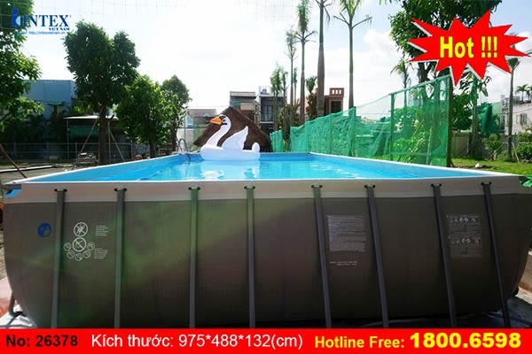 bể bơi khung kim loại INTEX 26378