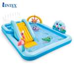 Bể bơi phao cầu trượt có vòi phun mưa INTEX 57161