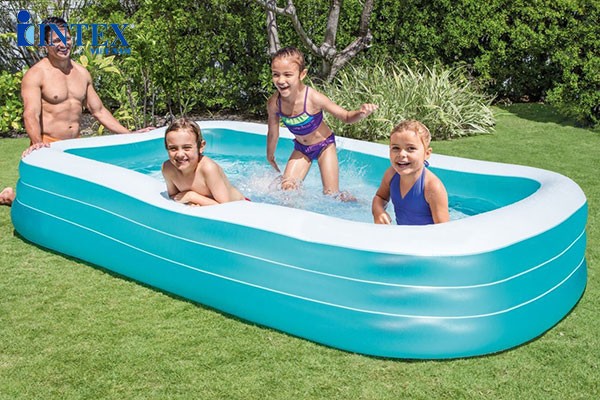 bể bơi phao hình chữ nhật intex 58484