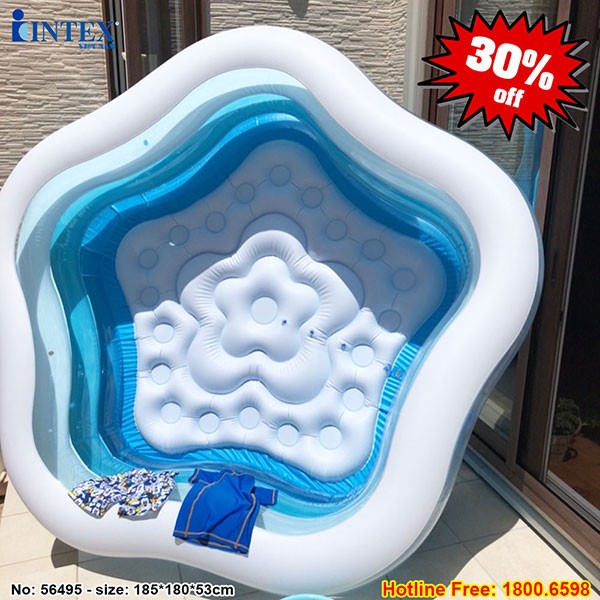 Bể bơi phao ngôi sao INTEX 56495