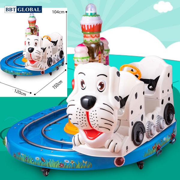 Tàu hỏa điện 2 chỗ hình chú chó DQ-5011