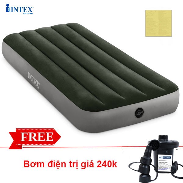 Đệm hơi đơn công nghệ mới 76cm INTEX 64106