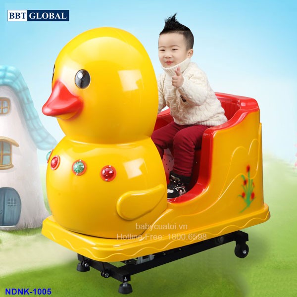 Thú nhún điện nhập khẩu vịt vàng NDNK-1005
