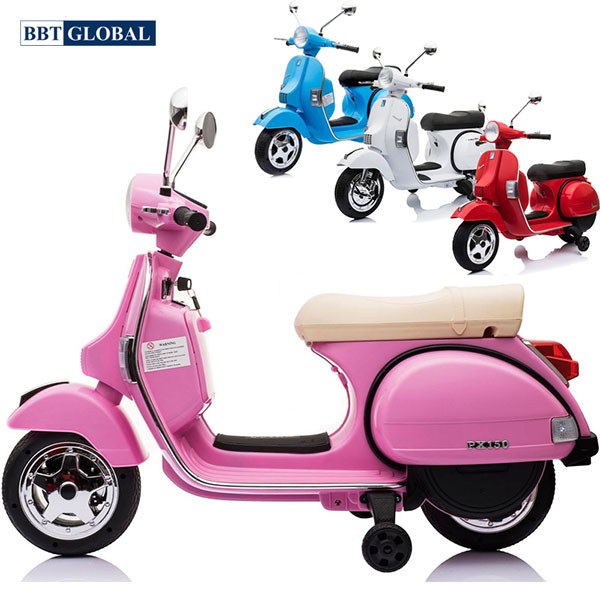 Xe máy điện cho bé gái Bản quyền Vespa PX150