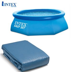 Bể bơi phao gia đình cổ bơm hơi 396*84cm INTEX 12130