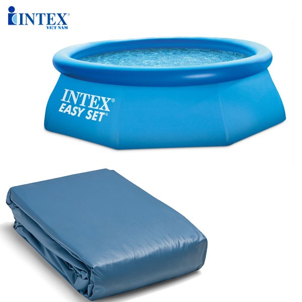 Bể bơi phao gia đình cổ bơm hơi 396*84cm INTEX 12130