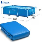 Vỏ của bể bơi khung kim loại 28271 mã INTEX 10943