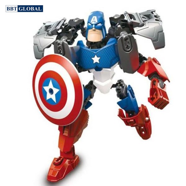 Xếp hình đội trưởng Mỹ bản lĩnh Captain America 8006
