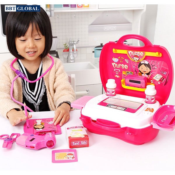 Bộ đồ chơi bác sỹ màu hồng đáng yêu 8359AB