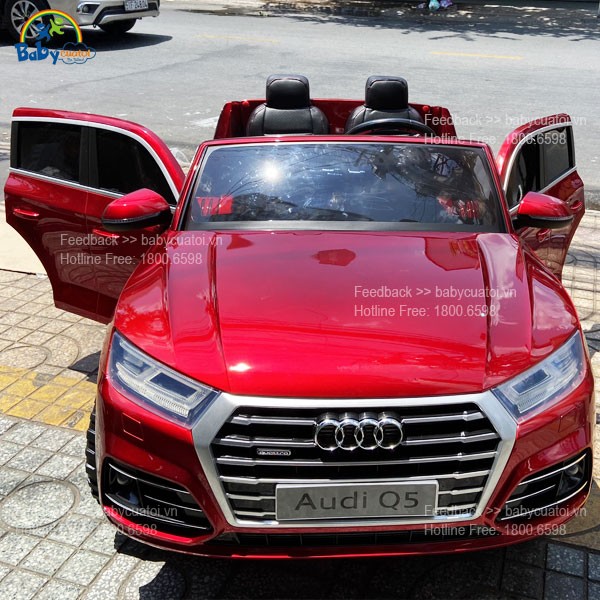Xe Ô tô điện trẻ em Bản quyền Cao cấp Audi Q5 có màn hình LCD