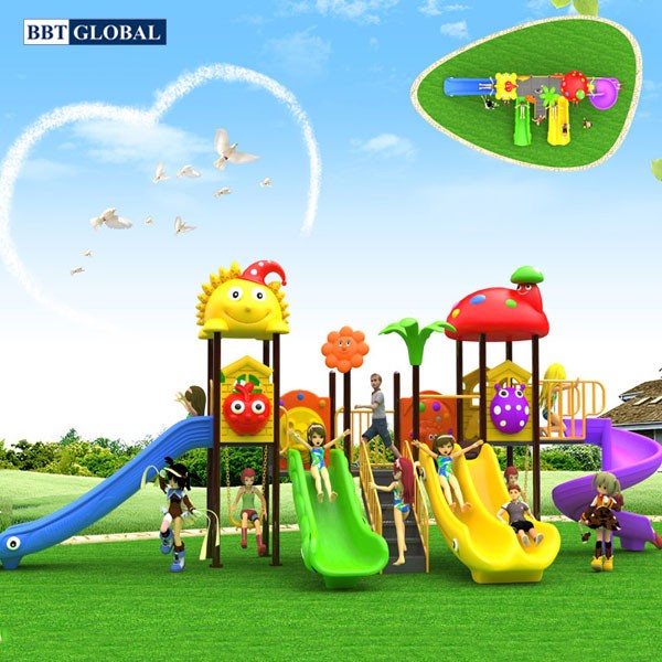 Cầu trượt liên hoàn nhập khẩu mẫu B19