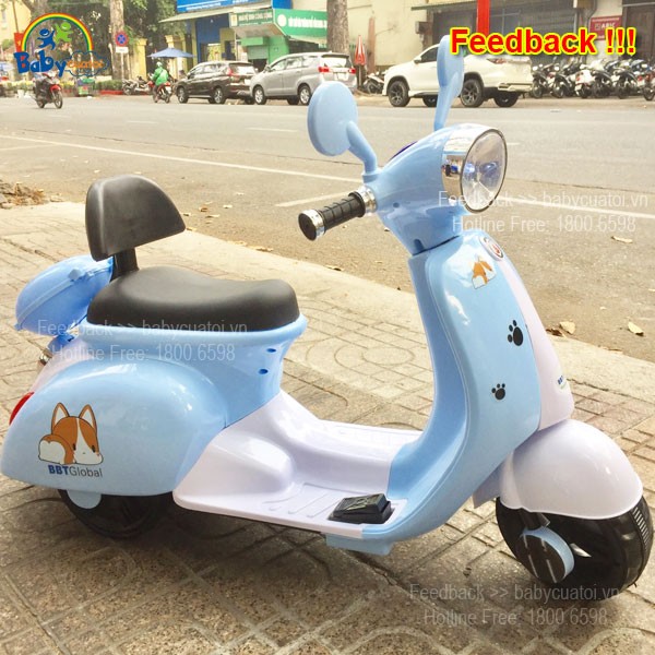 xe máy điện trẻ em chú cho puppy