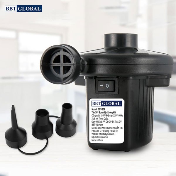 Bơm điện BBT Global hút xả 2 chiều công nghệ mới BBT-839