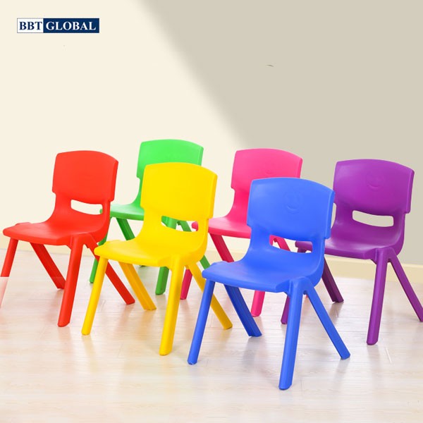 Ghế nhựa đúc mẫu giáo nhập khẩu 28cm ZK015