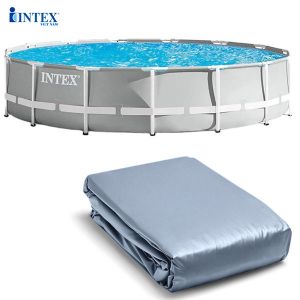 Vỏ bể bơi khung kim loại INTEX (4m57x107cm) 26724 - Mã INTEX 10089