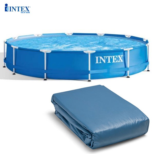 Vỏ bể tròn khung KL 366*76cm (dành cho bể 28210, 28212) mã INTEX 10096