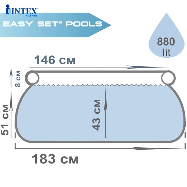 Bể bơi phao INTEX 28101
