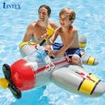 Phao bơi máy bay INTEX 57537 kèm súng phun nước