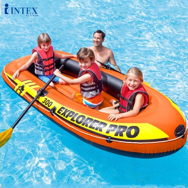 Bộ thuyền bơm hơi EXPLORER 300 INTEX 58332