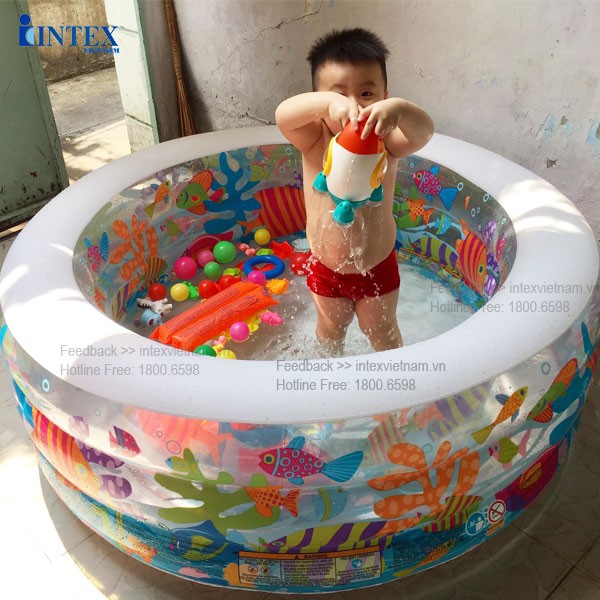 Bể bơi phao cho bé hình tròn 1m52 INTEX 58480
