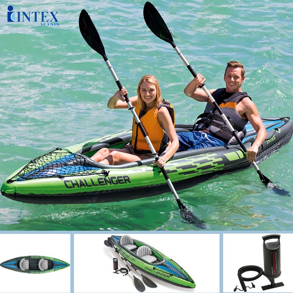 Thuyền bơm hơi CHALLENGER K2 KAYAK 2 người 68306
