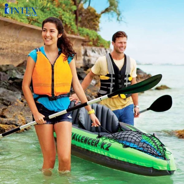 Thuyền bơm hơi CHALLENGER K2 KAYAK 2 người 68306