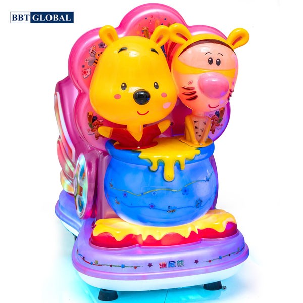 Nhún điện nhập khẩu Gấu Pooh và hổ NDNK-1093