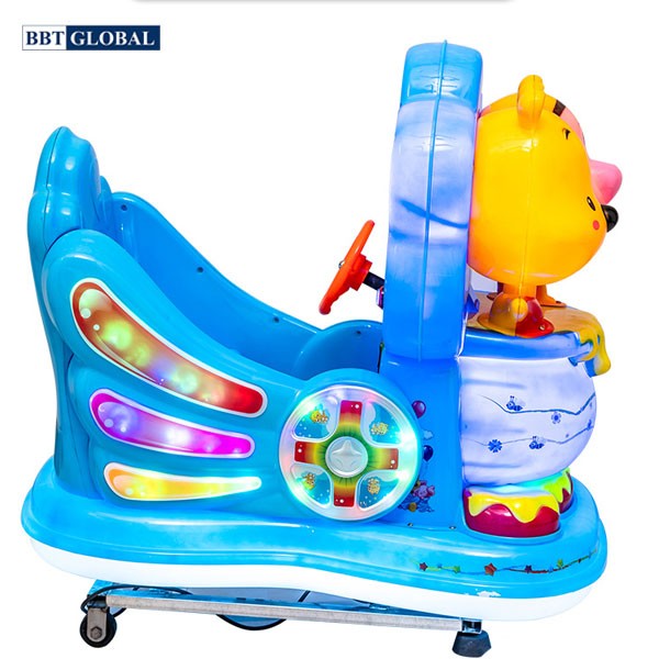 Nhún điện nhập khẩu Gấu Pooh và hổ NDNK-1093