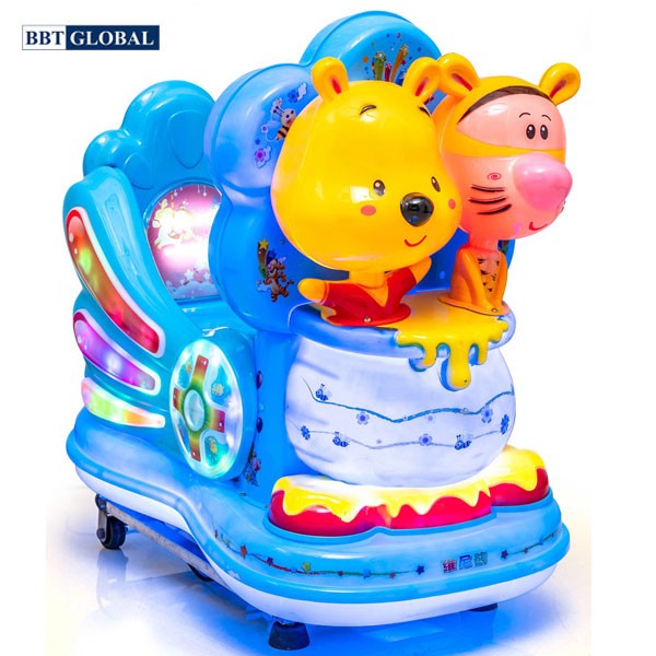 Nhún điện nhập khẩu Gấu Pooh và hổ NDNK-1093