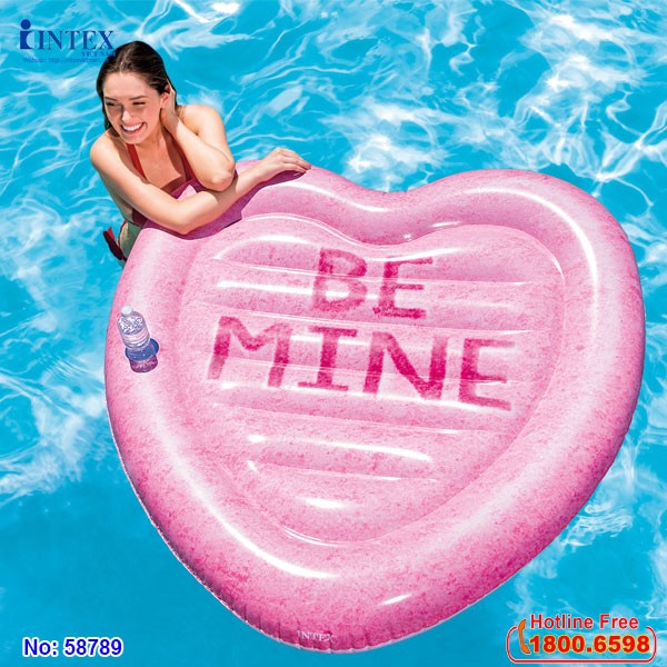phao bơi trái tim intex 58789