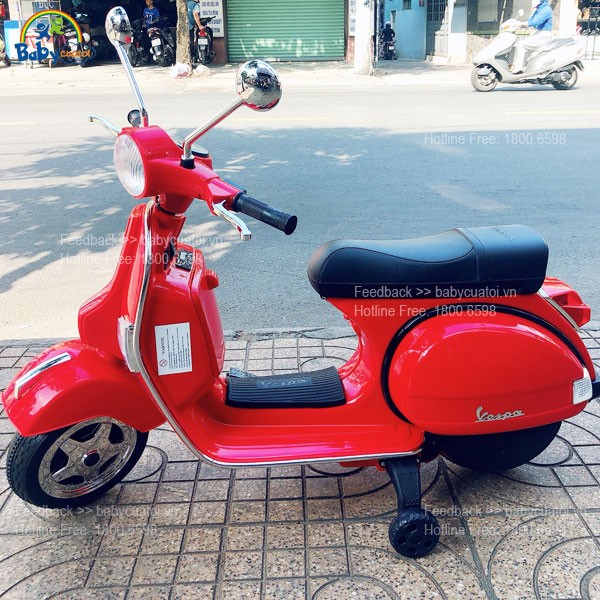 Xe máy điện cho bé gái Bản quyền Vespa cỡ lớn nhất PX150