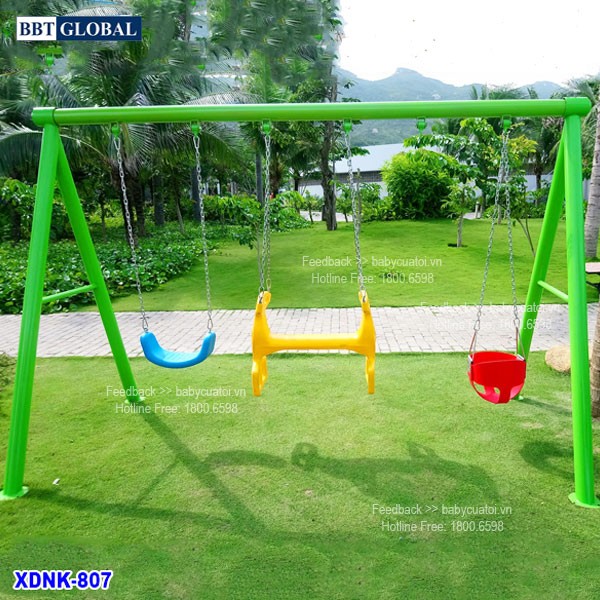 Xích đu nhập khẩu 3 chỗ XDNK-807